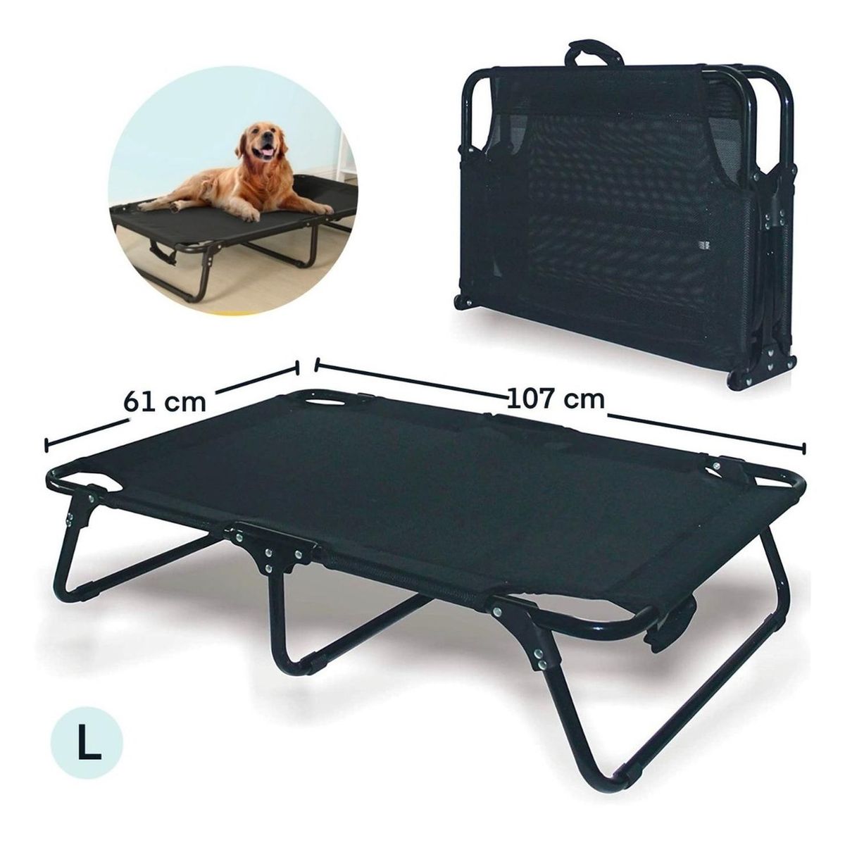GENERICO - Cama Elevada Para Perros, Cama Impermeable, Cama Resistente