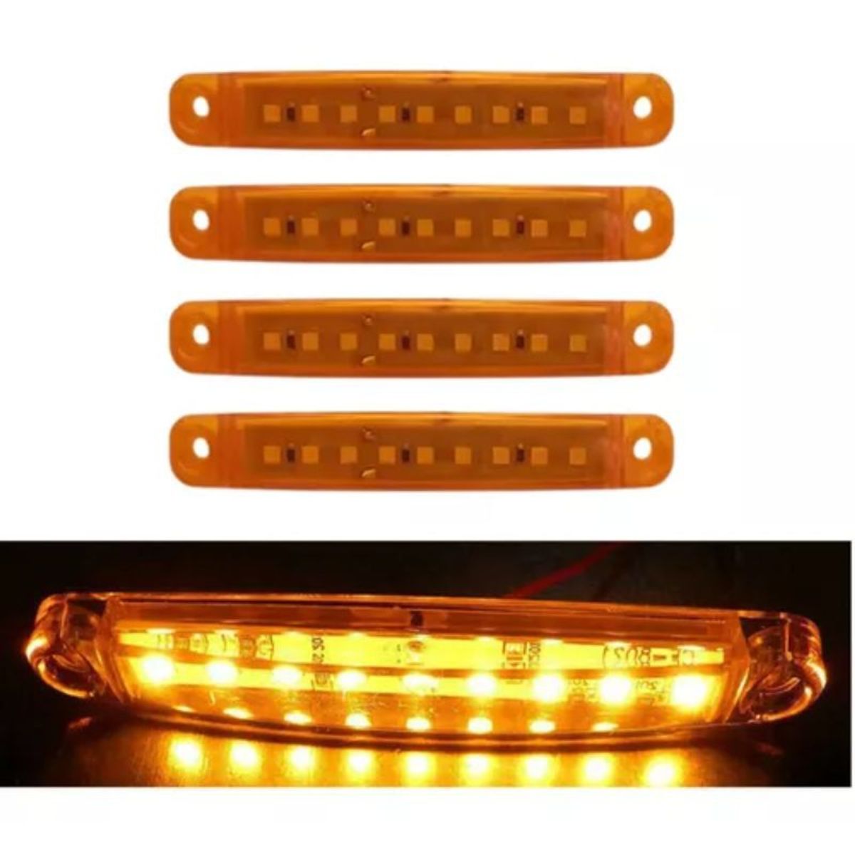 GENERICO - Luces Led 9-30v Laterales 4 Unidades Auto Camión