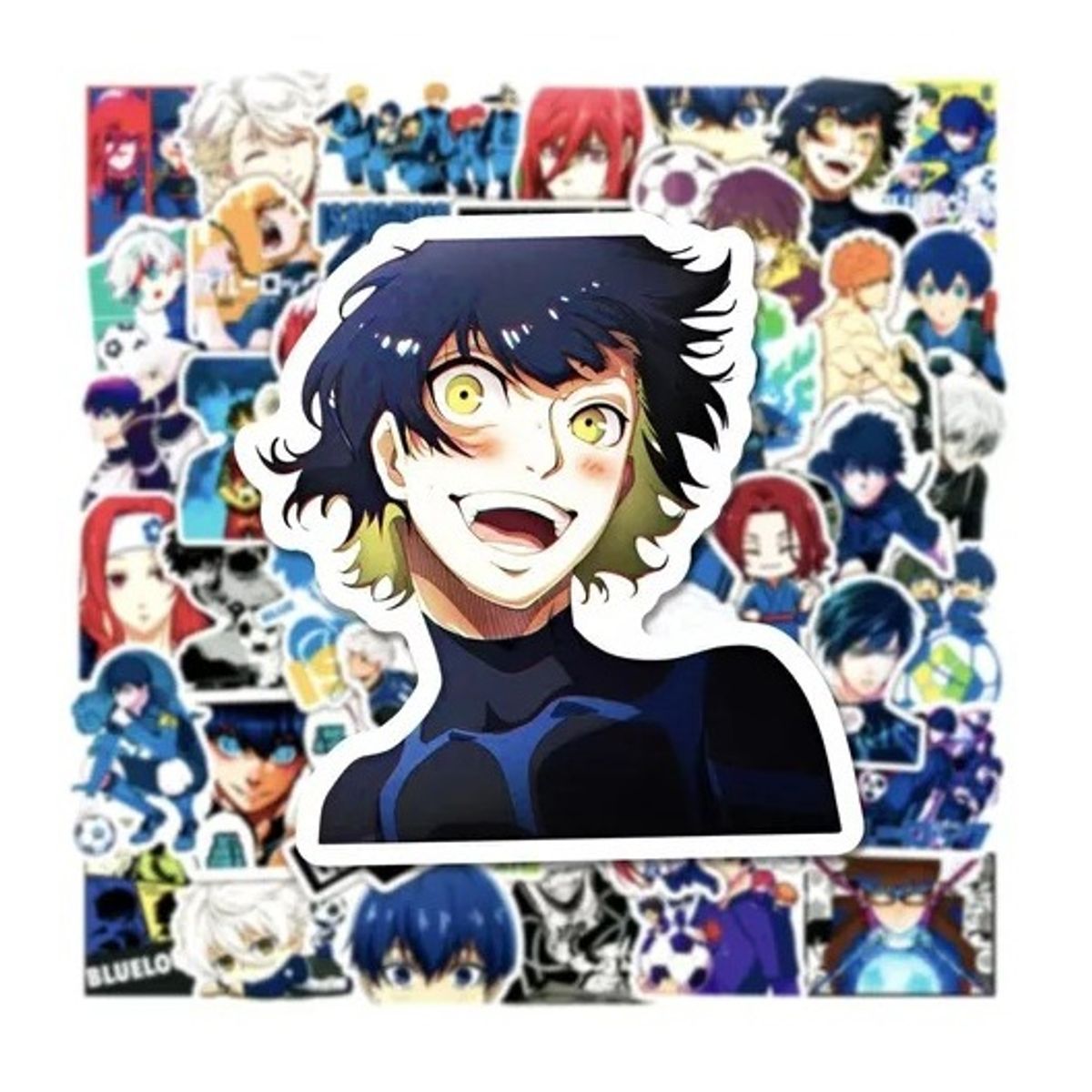 GARSIL - 50 Stickers De Blue Lock - Etiquetas Autoadhesivas