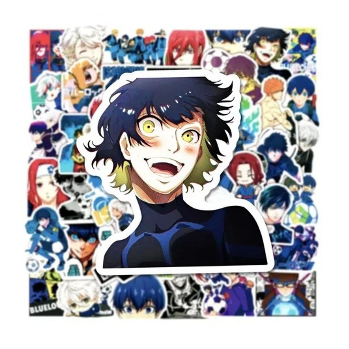 GARSIL - 50 Stickers De Blue Lock - Etiquetas Autoadhesivas