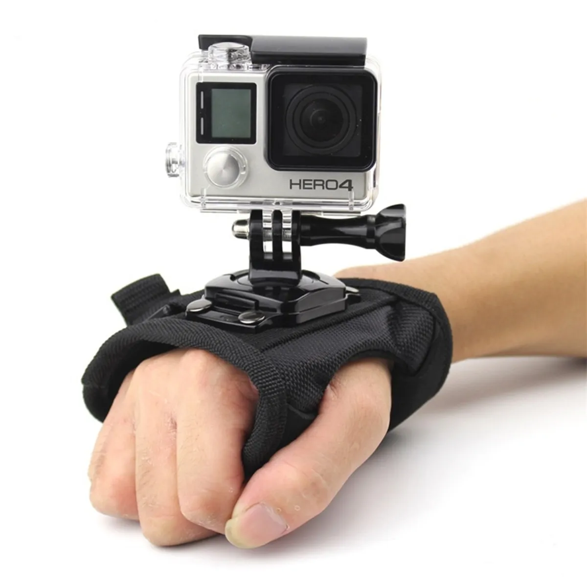 GENERICO - Muñequera Para Gopro Tipo Guante Con Rotación De 360°