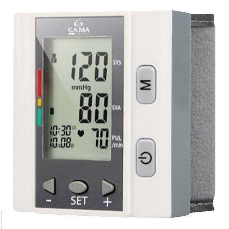 GAMA - Tensiómetro de Muñeca Gama BP-202H 120 Memorias