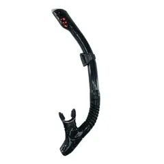 GENERICO - Tubo de Snorkel Negro para Buceo Flexible