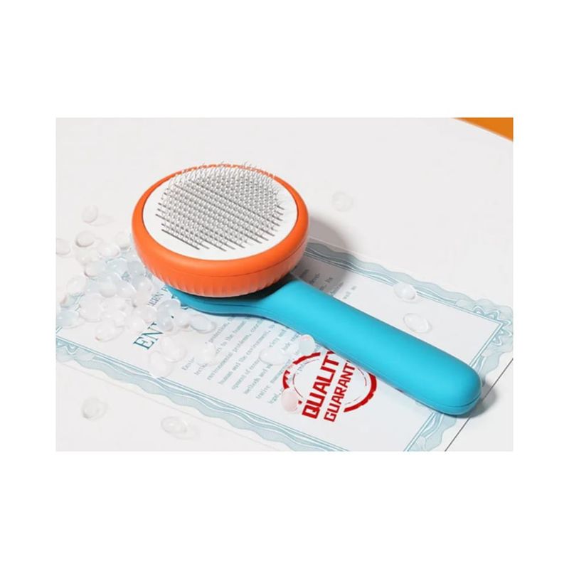 GENERICO - Cepillo Para Gatos o Perros Con Expulsador De Pelos.