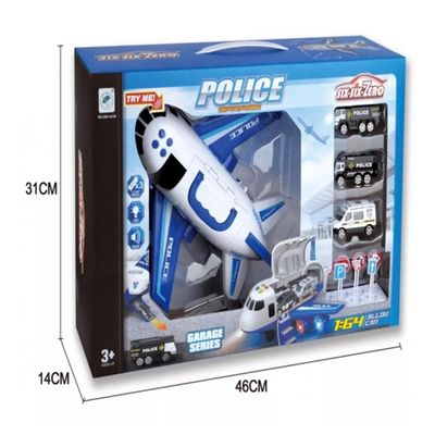 Imagen 2 del producto Avión Transportador 3 Coches Metal con Música y Luces