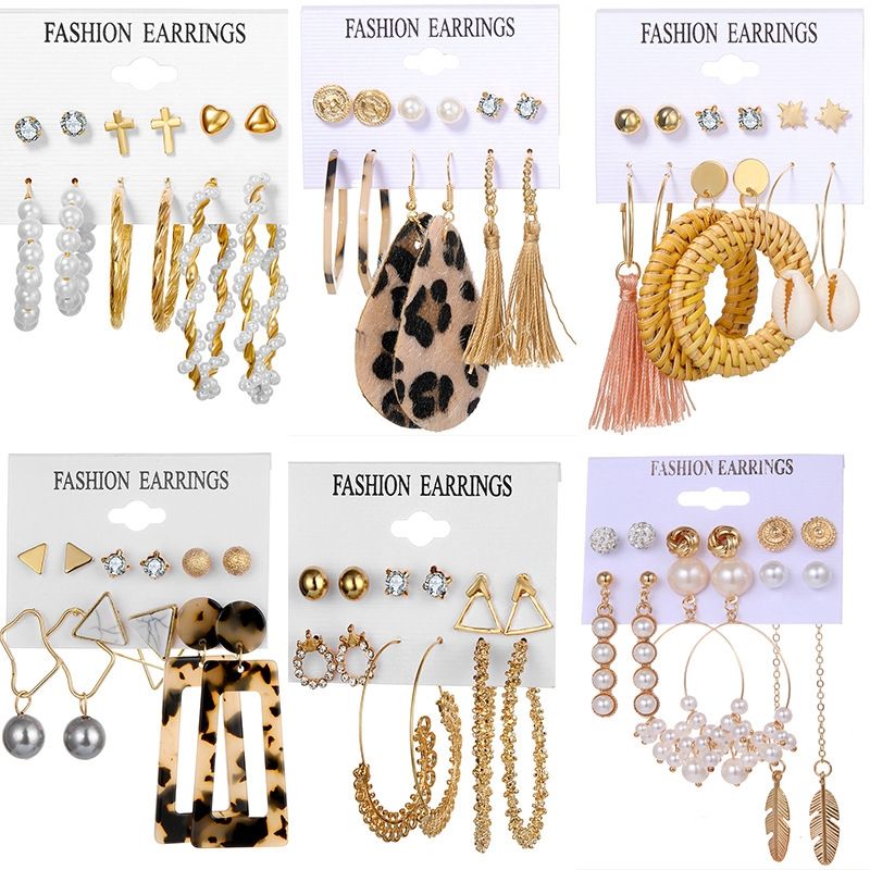 VATYERTY - 36 pares de pendientes de mujer con borlas de moda-VKM0045