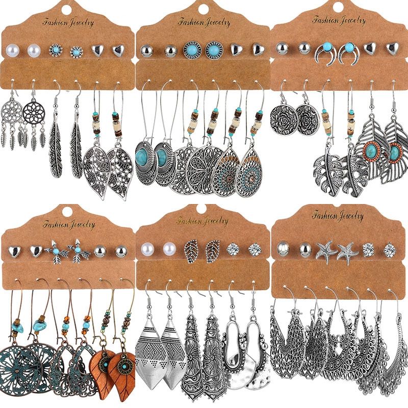 VATYERTY - 36 pares de pendientes de mujer con borlas de moda-VKM0047
