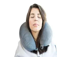 GENERICO - Cojín Cuello De Viaje Con Broche