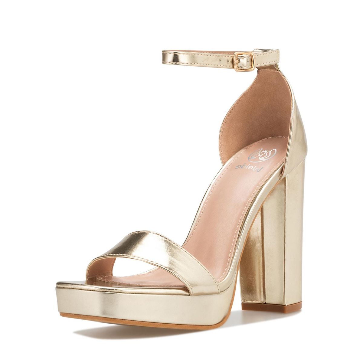 WEIDE - Sandalia Taco Fiesta Dorada Mujer Weide YOU189