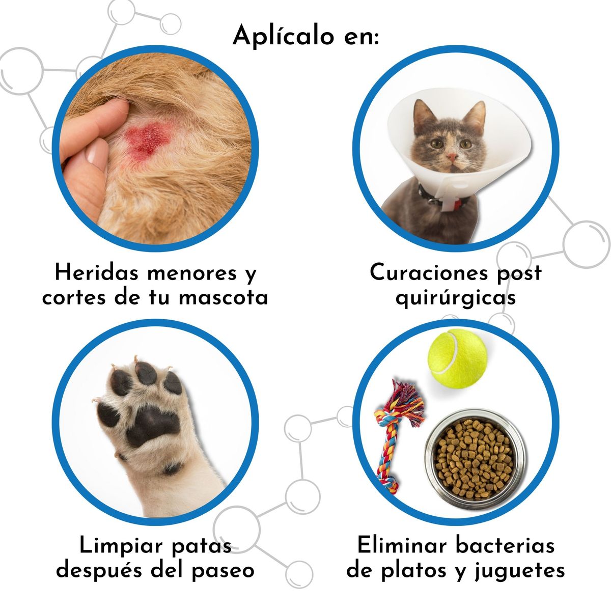 COOLPET - Higienizante SOS desinfectante para perros y gatos