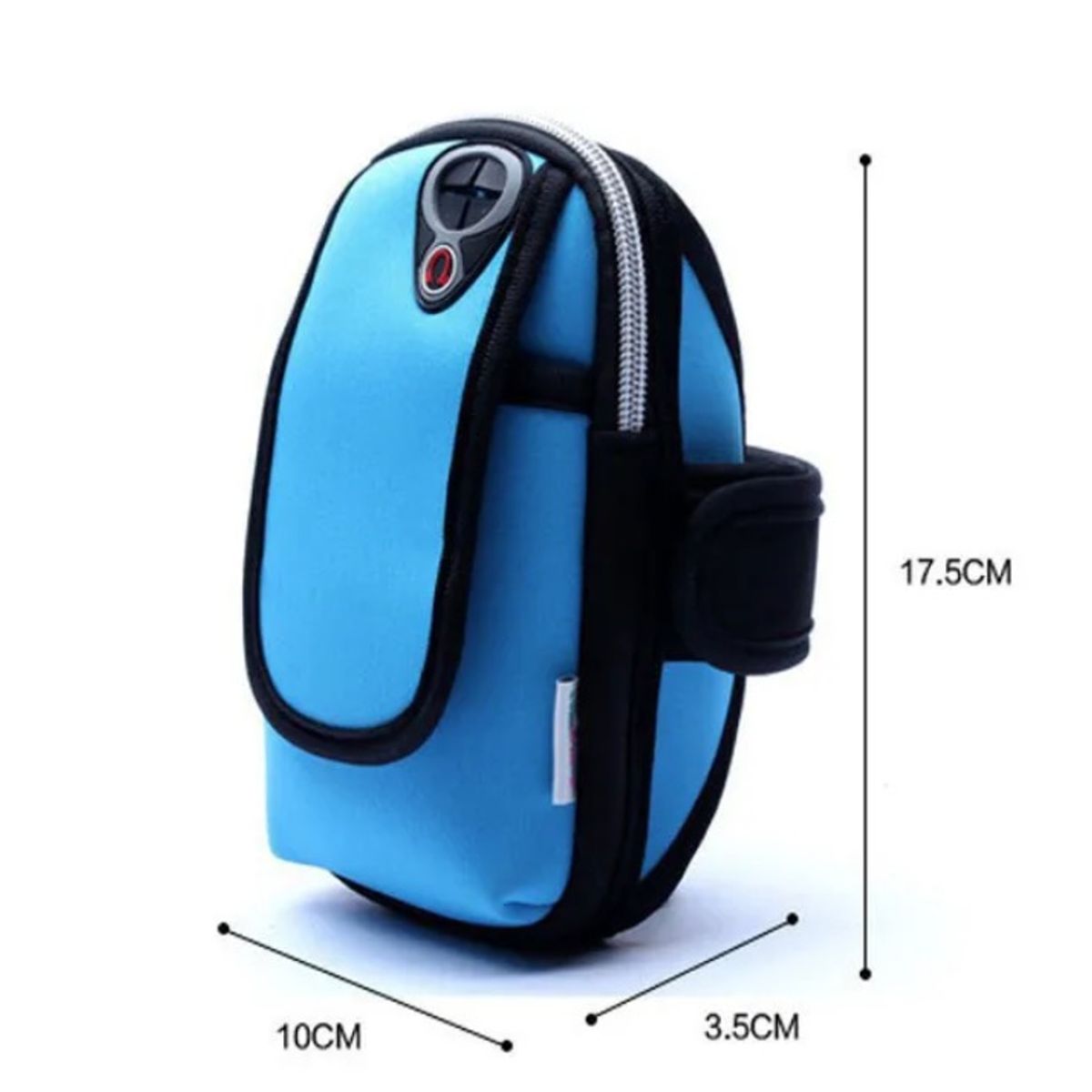 GENERICO - Bolsa AZUL  Riñonera con Soporte para Brazalete de Telefono