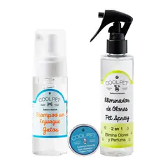COOLPET - Pack Higiene sin Agua para Gatos