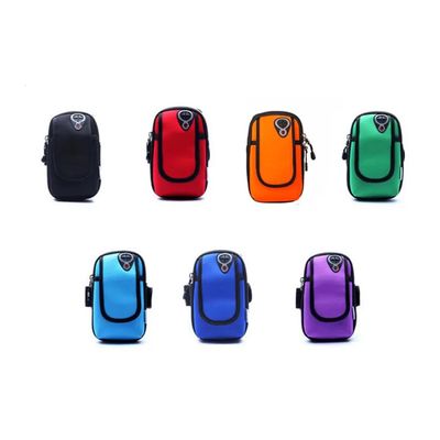 Imagen 2 del producto Bolsa ROJO Riñonera con Soporte para Brazalete de Telefono