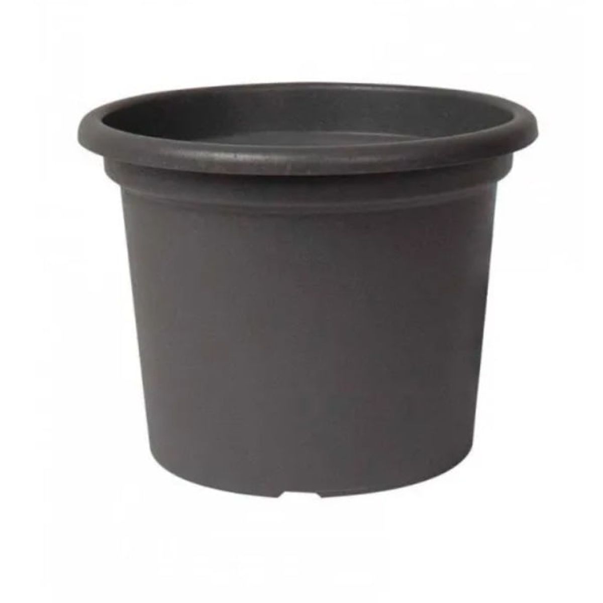 EURO3PLAST - Macetero de plástico reciclado  plato 30x23 cm color Gris Antracita