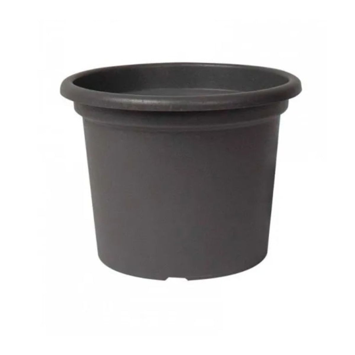 EURO3PLAST - Macetero de plástico reciclado  plato 30x23 cm color Gris Antracita