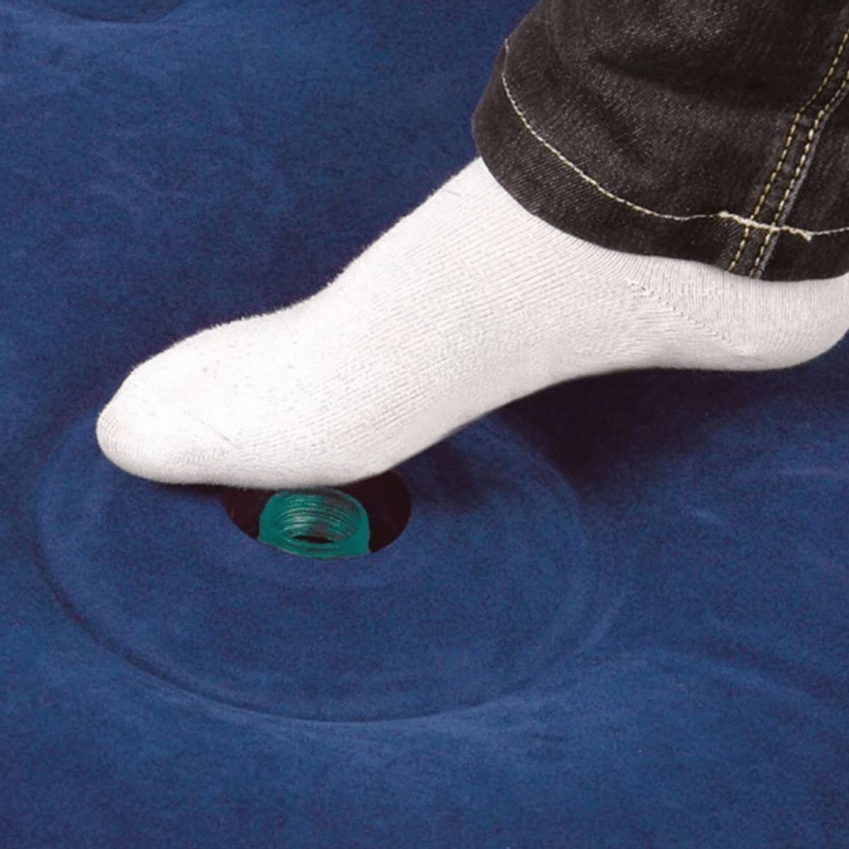 DOITE - COLCHÓN INFLABLE DOBLE - INFLADOR DE PIE