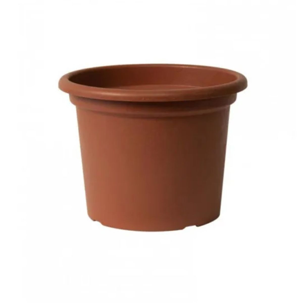 EURO3PLAST - Macetero de plástico reciclado  plato 30x23 cm color Terracota