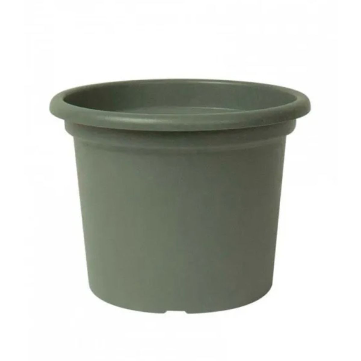EURO3PLAST - Macetero de plástico reciclado  plato 40x30 cm color Verde salvia