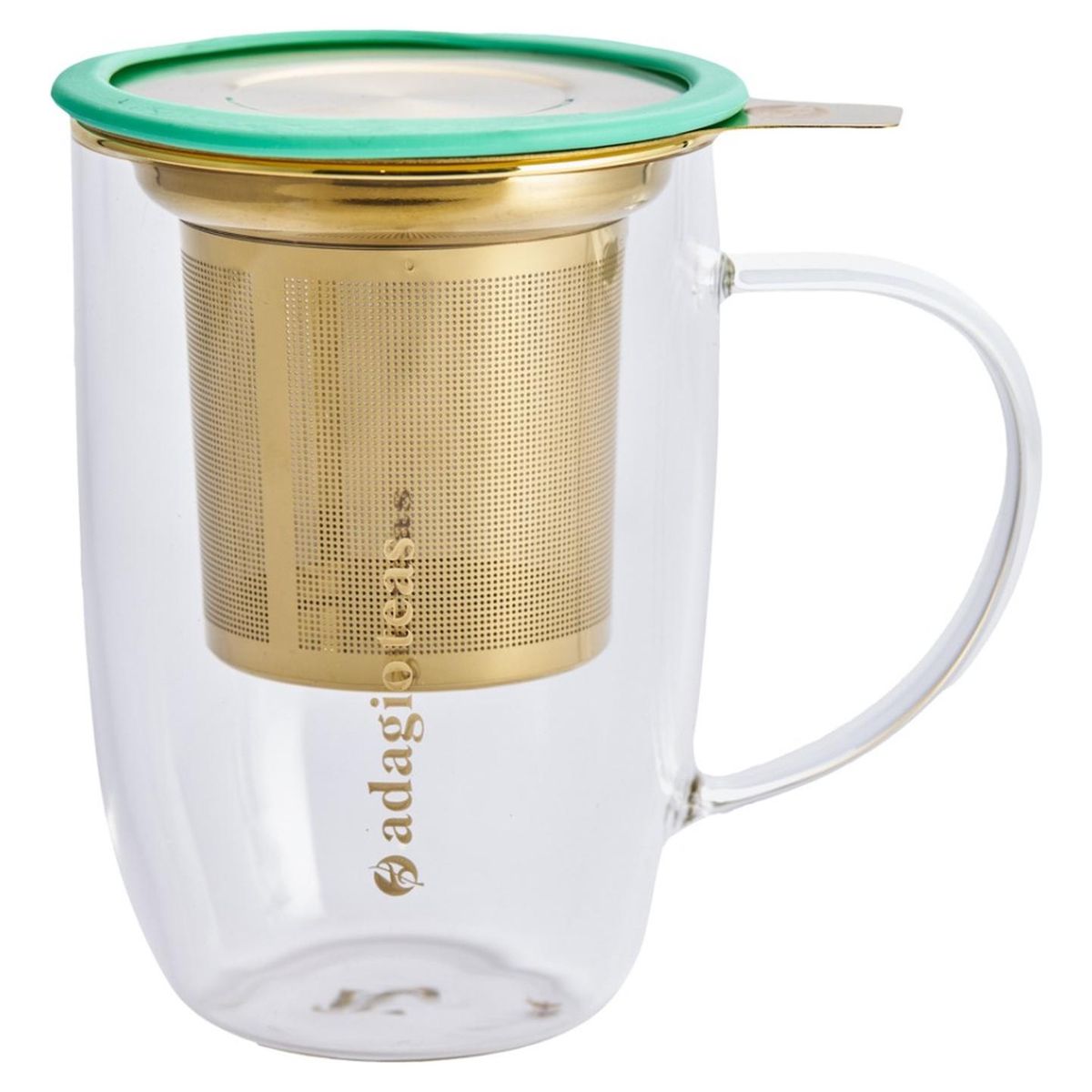 ADAGIO TEAS - Adagio Teas Mug Bhoro Turquesa Con Infusor 470 Ml