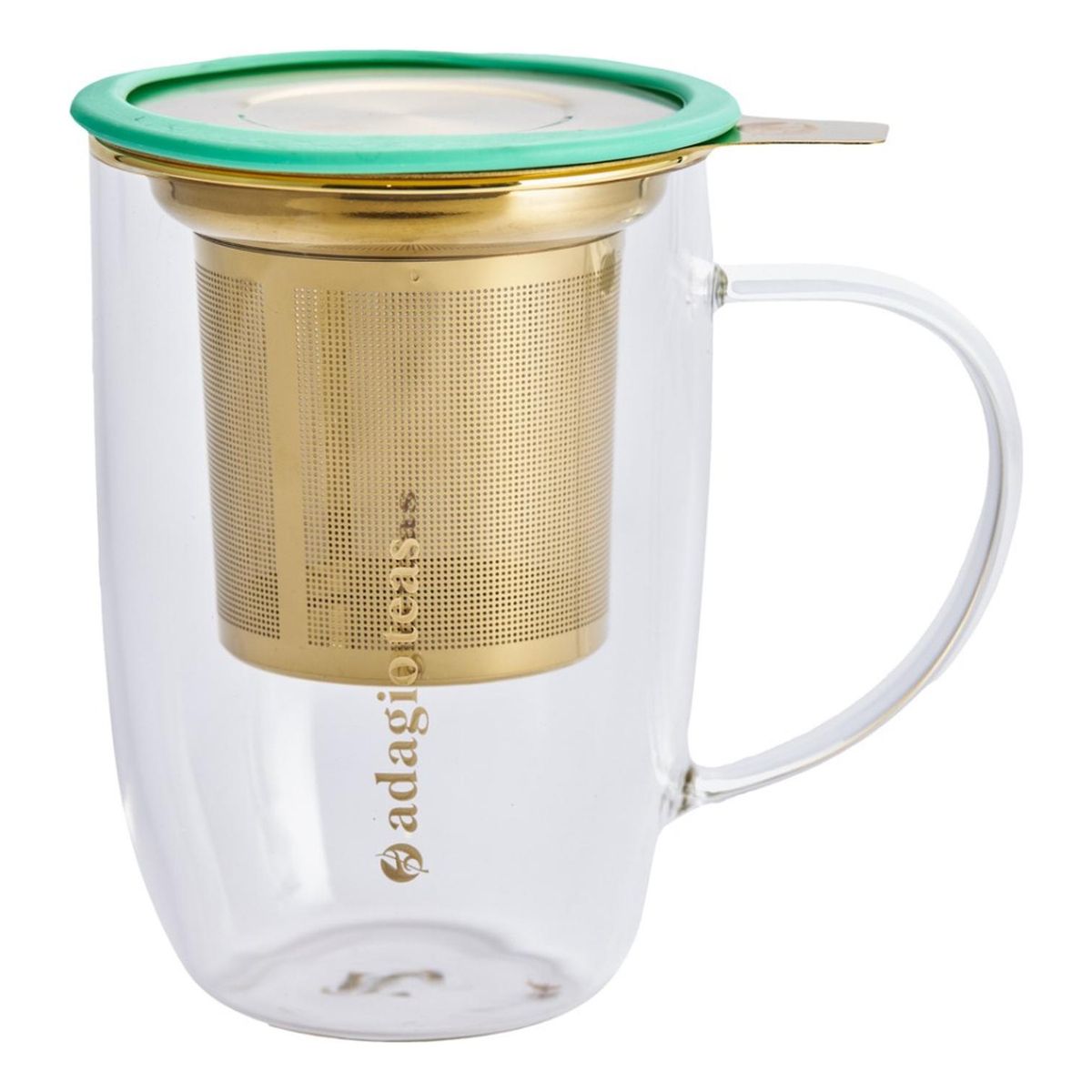ADAGIO TEAS - Adagio Teas Mug Bhoro Turquesa Con Infusor 470 Ml