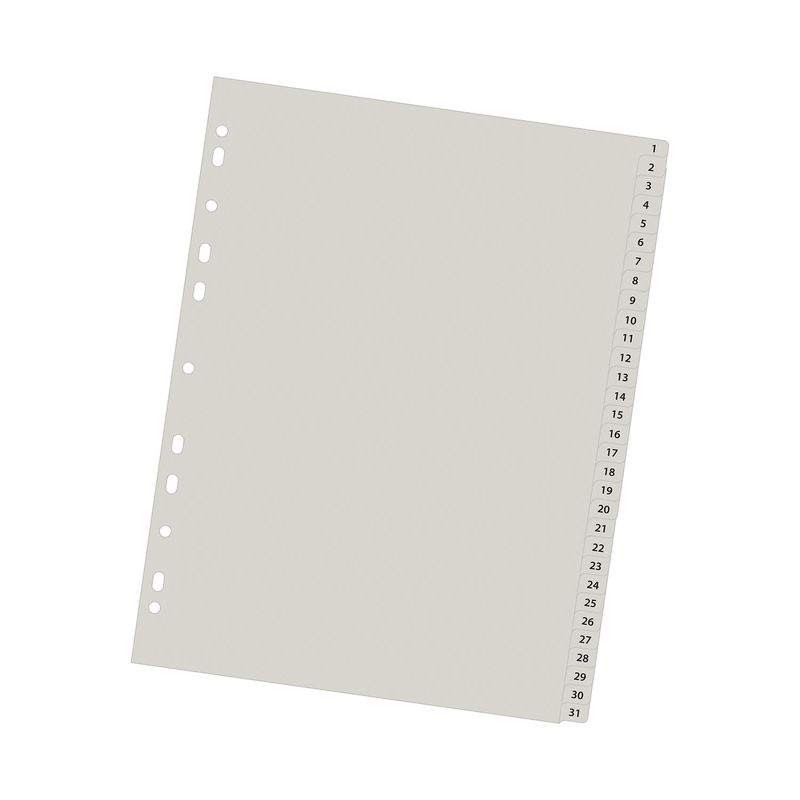 DATAZONE - SEPARADOR A4 NUMERADO ARCHIVABLE