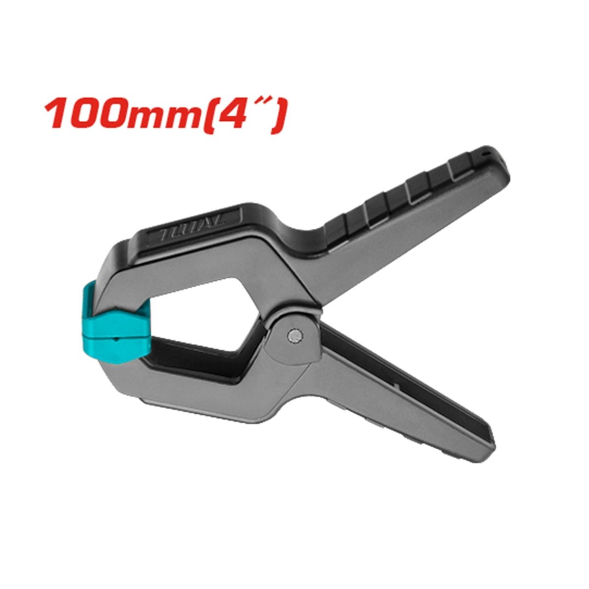 TOTAL TOOLS - Pinza Abrazadera Con Resorte 4 Pulgadas Para Carpintería TOTAL