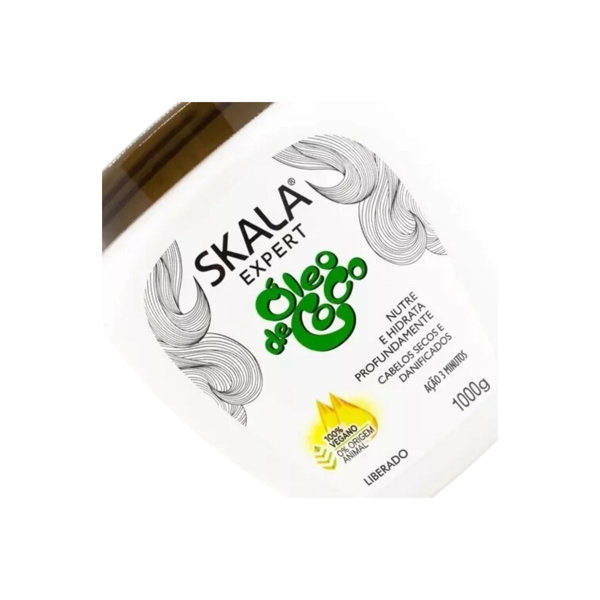 GENERICO - Mascara capilar Oleo de coco para cabello seco Skala 1 kg.