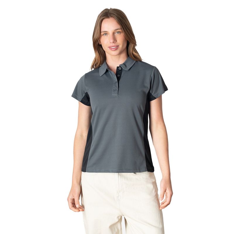 INDUSBORD - Polera Dryfit Custom Bitono Mujer Mc Uv50 Con Certificación.-
