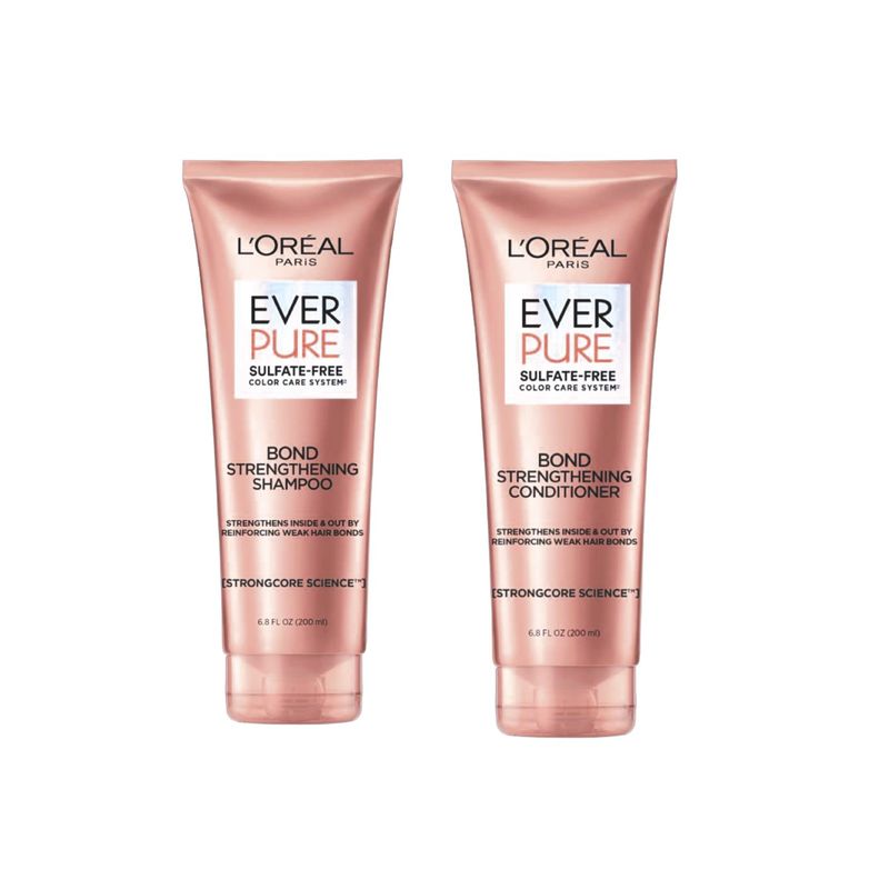 LOREAL PARIS - Pack Shampoo Y Acondicionador Everpure Bonding.