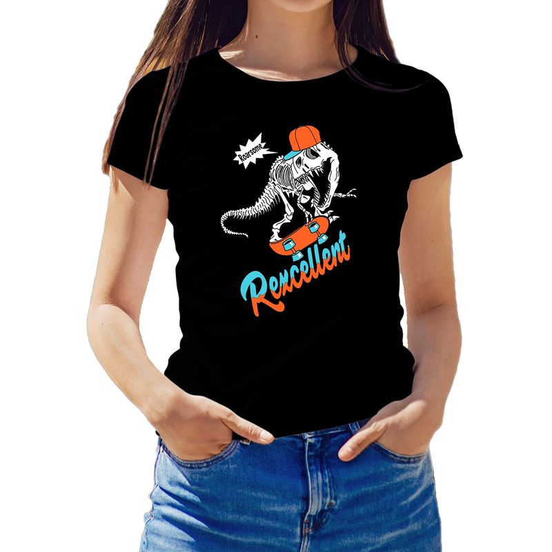 GENERICO - Polera mujer Dinosaurio D22