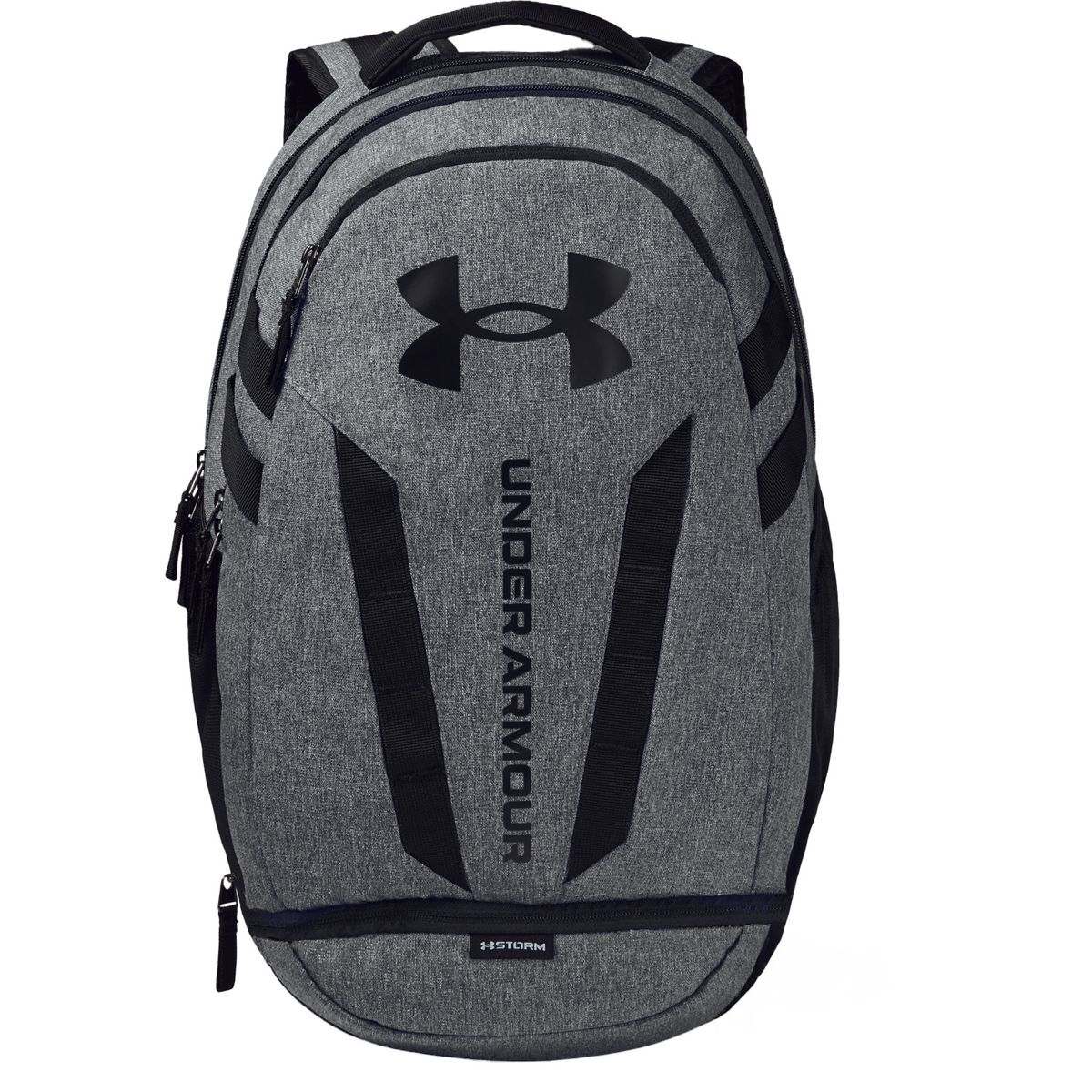 UNDER ARMOUR - Mochila Unisex Hustle 5.0 Backpack Gris UNDER ARMOUR