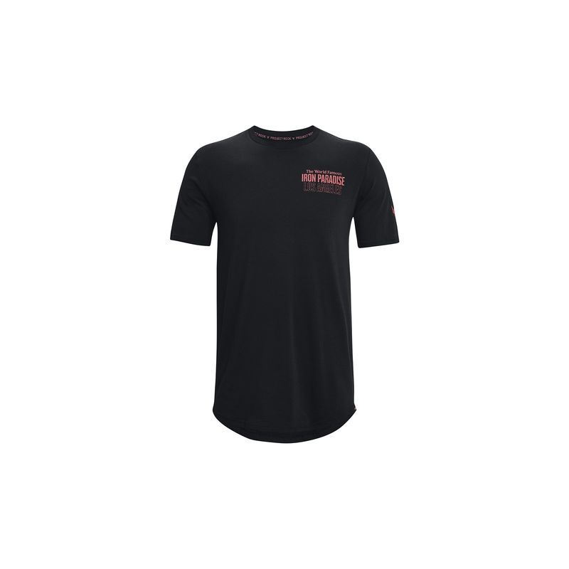 UNDER ARMOUR - Polera M/C Hombre Pjt Rock 1800 Ss Negro UNDER ARMOUR