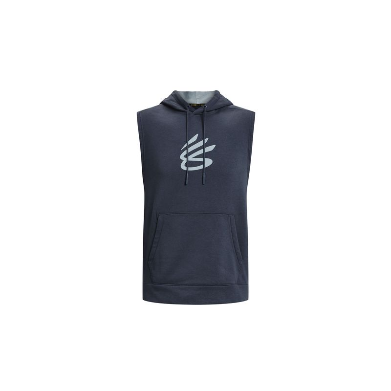 UNDER ARMOUR - Polera Hombre Curry Fleece Slvls H Gris UNDER ARMOUR