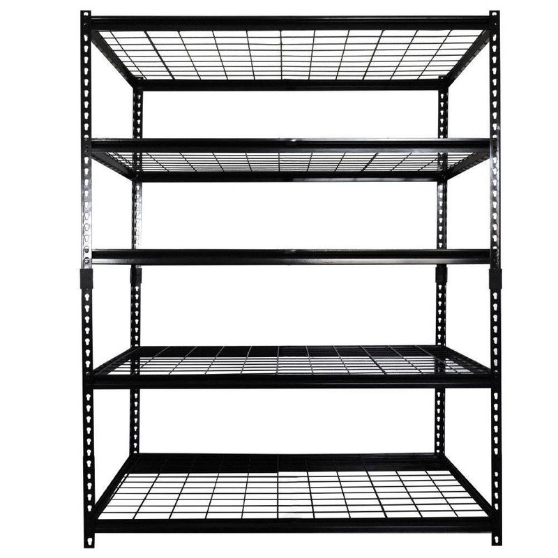METALBREIN - Estante Metálico Malla Acero 180x90x45 - 5 niveles - Metalbrein