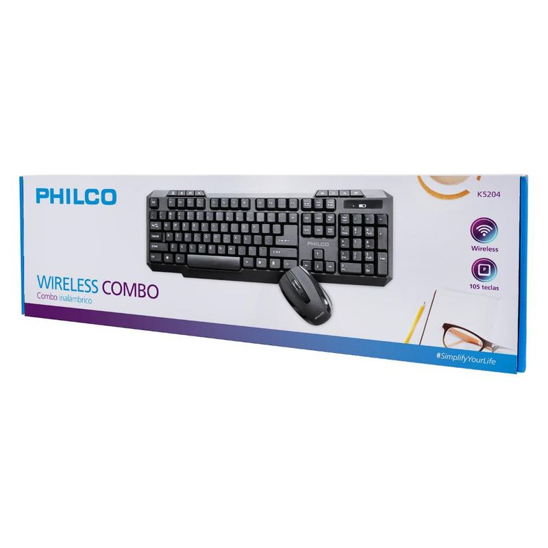 PHILCO - KIT INALAMBRICO TECLADO  MOUSE PHILCO PHILCO