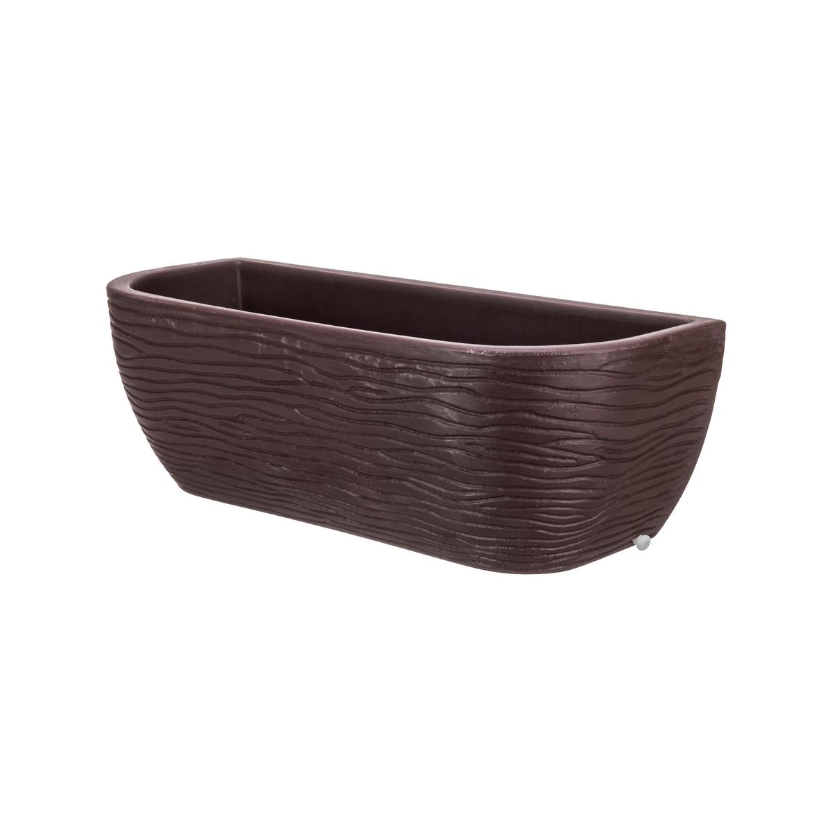 FLORIDIS - MACETERO FLORIDIS MARRON TIESTOS DE PARED 46X17CM ALTO CON PLATO
