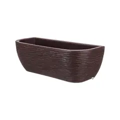 FLORIDIS - MACETERO MARRON TIESTOS DE PARED 46X17CM ALTO CON PLATO
