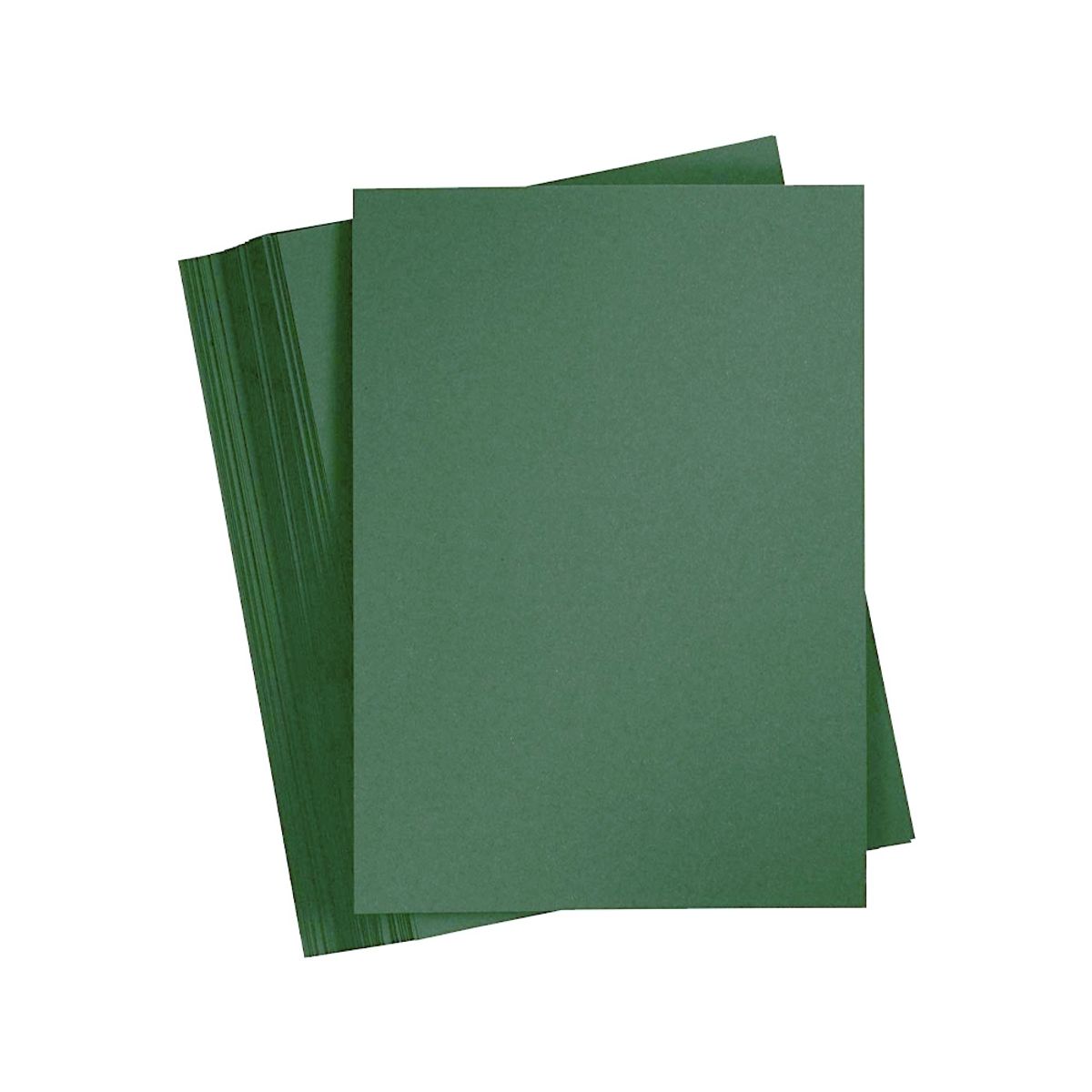 GENERICO - Pack 20 Opalina lisa verde oscuro carta 180gr