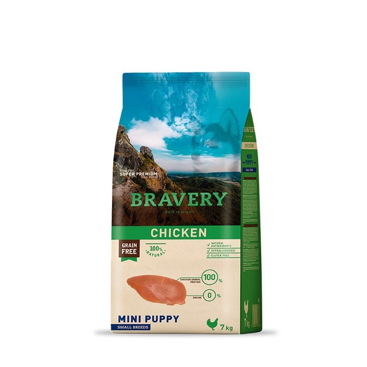 BRAVERY - Bravery Chicken Mini Puppy Small Breeds 7 kilos
