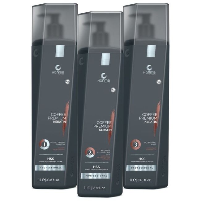 GENERICO - Alisado Coffee Premium Honmatokyo 3 pasos 1000 ml.