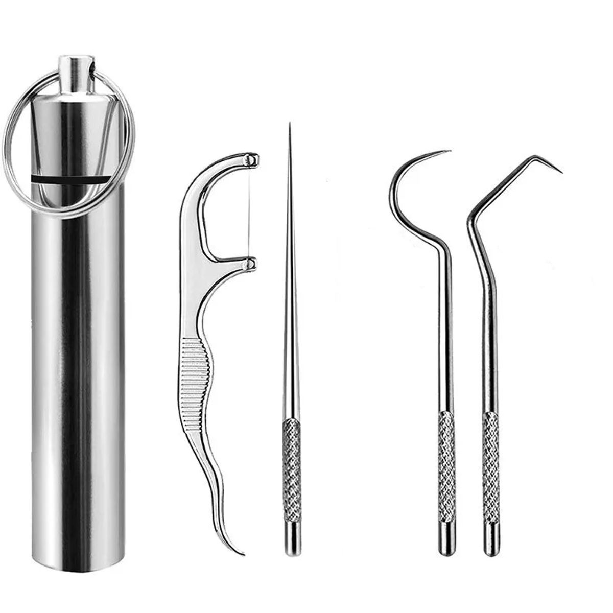 GENERICO - Limpiador De Dientes De Acero Inoxidable