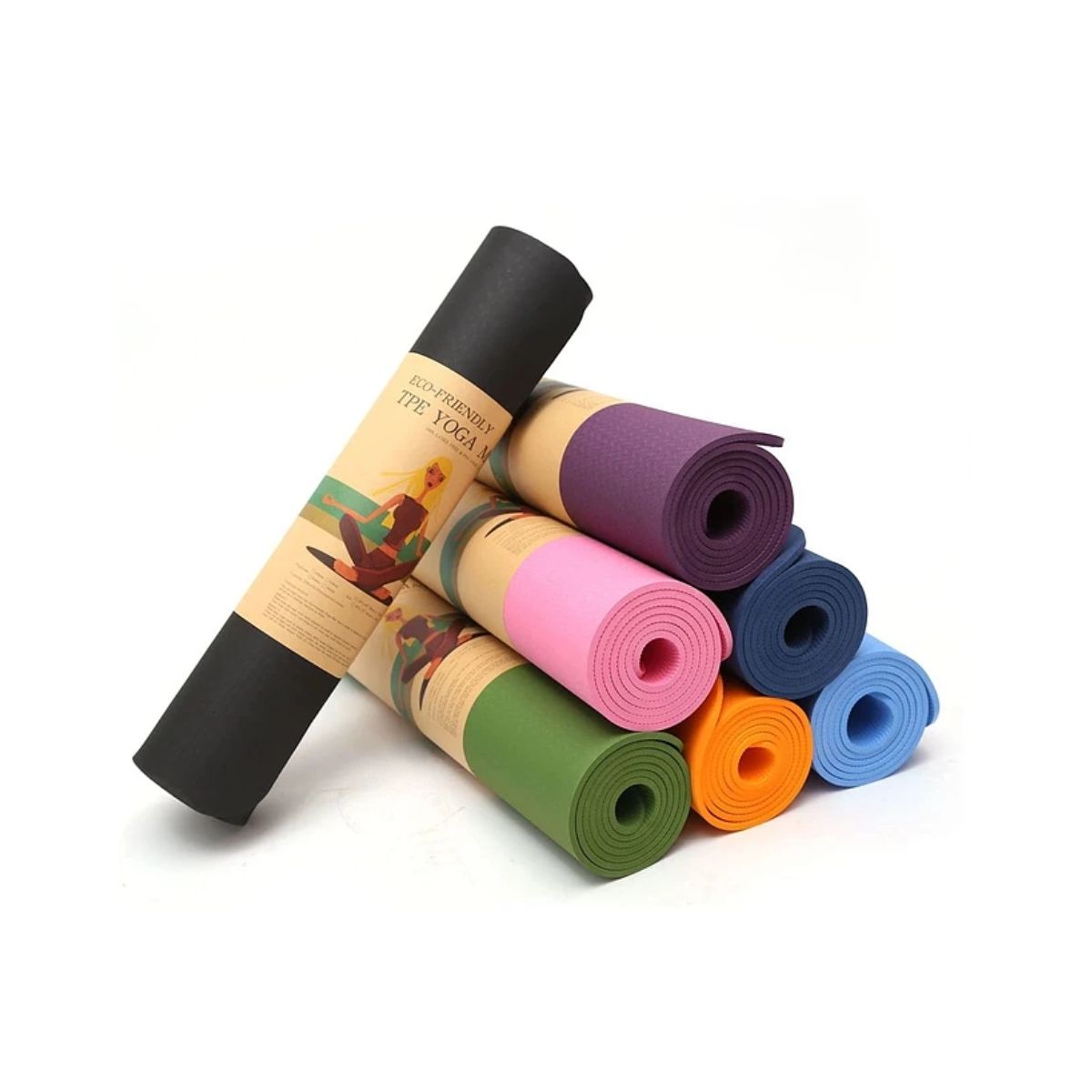 GENERICO - Mat Yoga Colchoneta Eco 5mm  170x60