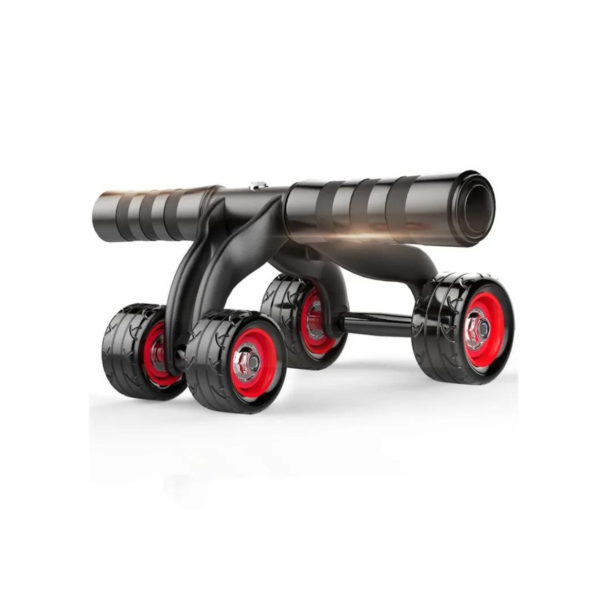 GENERICO - Rodillo Ejercicio Abdominales 4 Ruedas Fitness