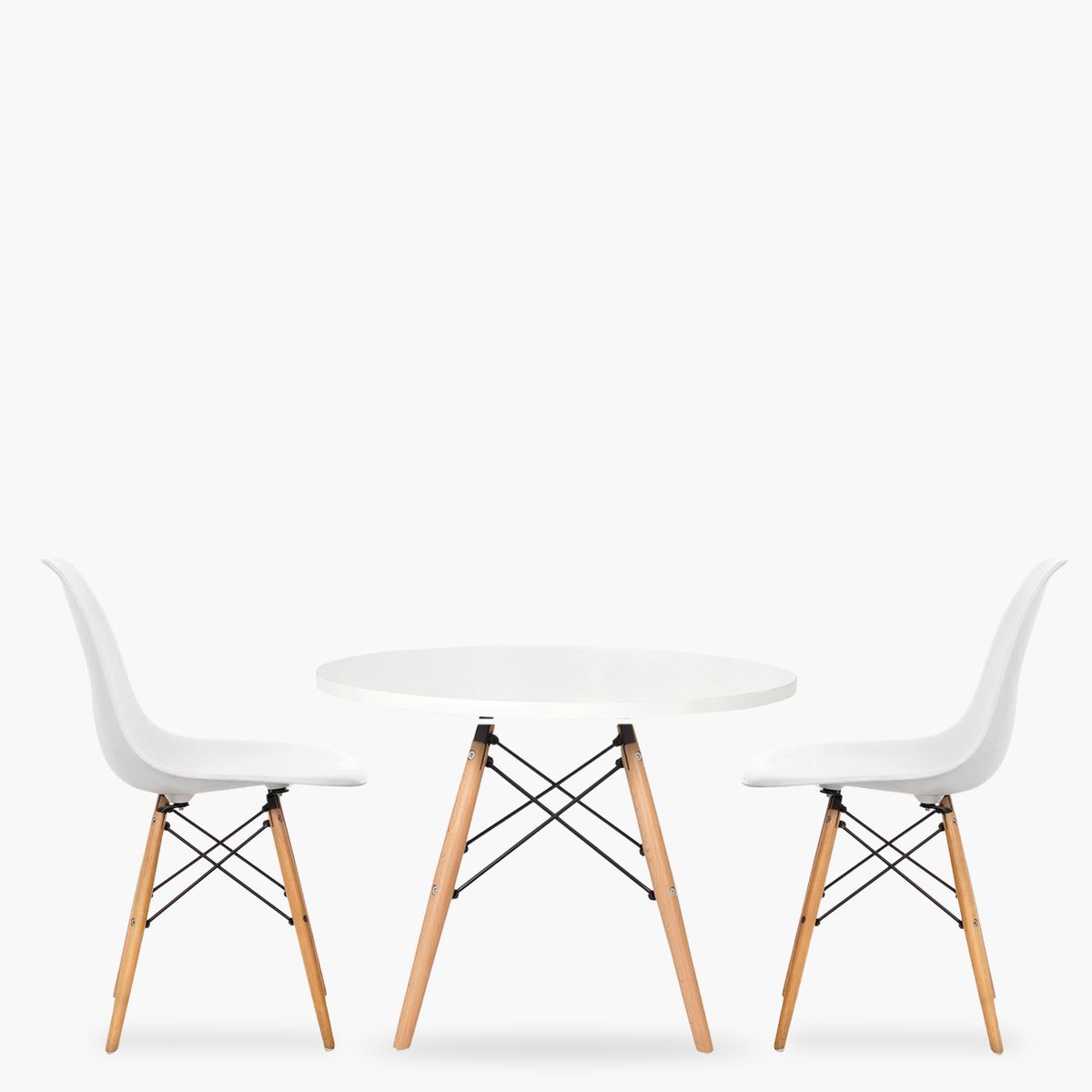 FORM DESIGN - Pack Kids 1 Mesa 2 Sillas DSW Blanco Form