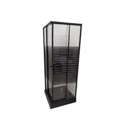 DECHAUS - Shower Door Con Receptáculo 80x80x193 Cms Black