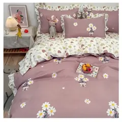 HOMER DESIGN - Set Ropa De Cama Sabanas +funda De Plumon 1.5 Plazas hm20