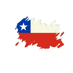 GRAVITY - Sticker Bandera Chile Calcomanía Decorativa Vinil Adhesivo
