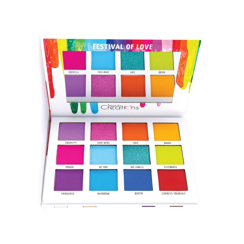 BEAUTY CREATIONS - Paleta de sombras Festival of Love Original de Beauty Creations
