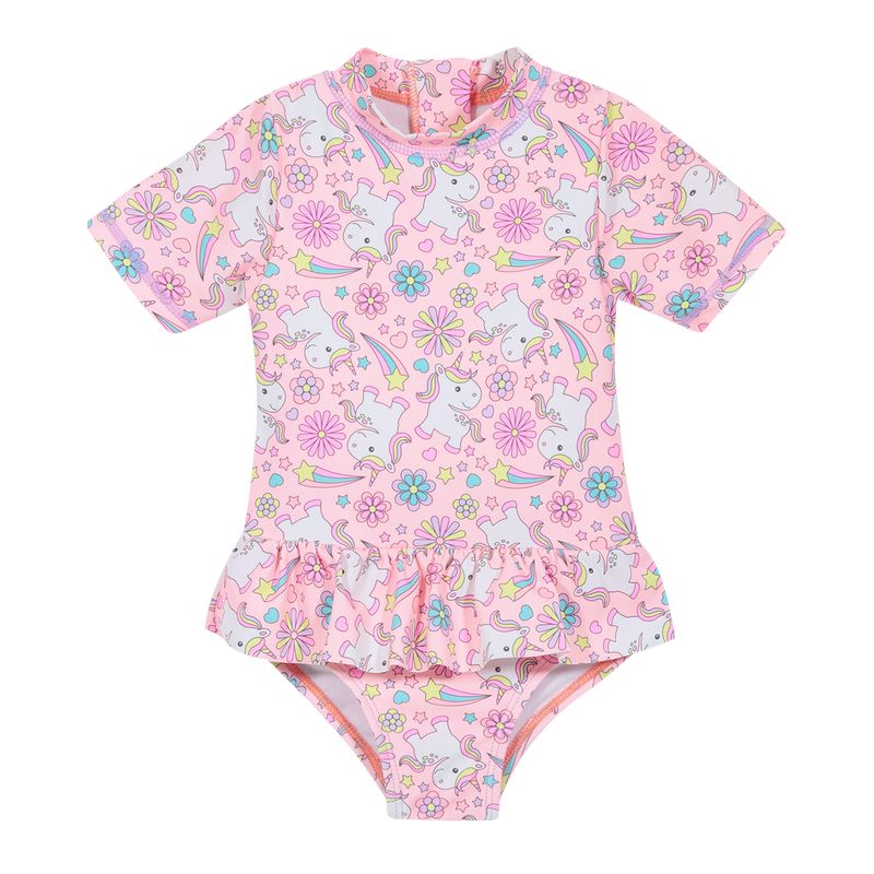 H2O WEAR - Traje de Baño Bebe Niña Entero UV50+ H2O Wear Coral M/Corta H2O WEAR