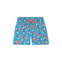 H2O WEAR - Traje de Baño Short Niño Turquesa Estampado